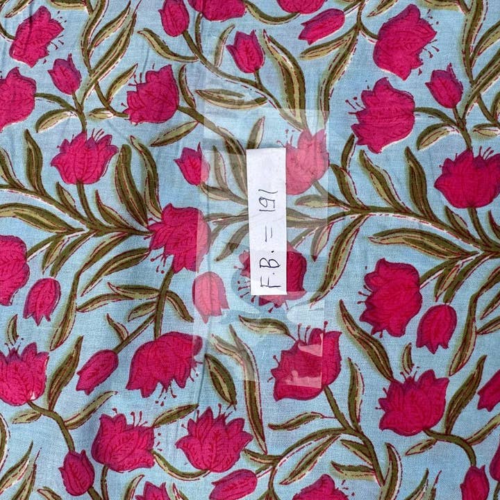 bhavnas boutique - Wholesale Textielverf - Bloemen Katoen Designer Stof Print Katoen Vrouwen Kleding maken