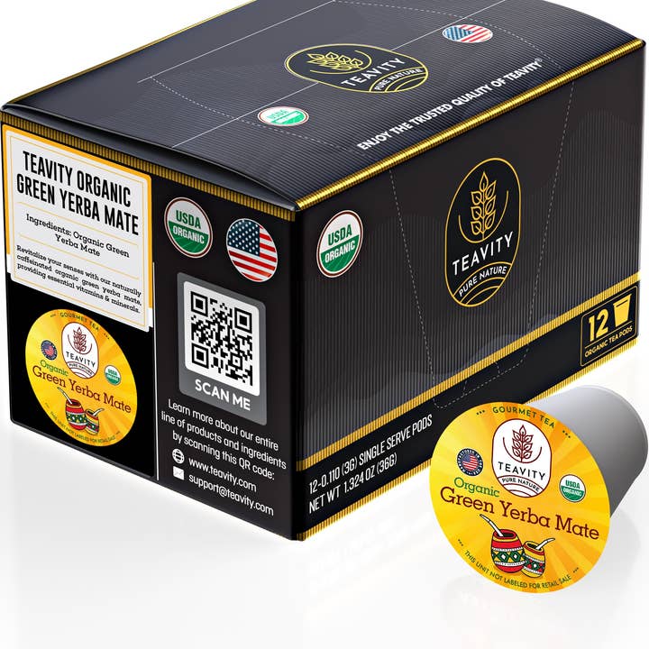 Organic Yerba Mate Green Tea for wholesale by Teavity