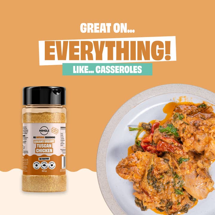 Mingle Seasoning - Wholesale Dried spice mix - LIMITED EDITION Tuscan Chicken Seasoning1