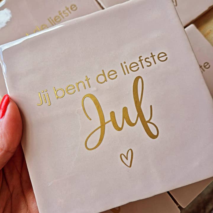 Tile | You are the sweetest Teacher | 13x13cm for wholesale by Labelgeluk