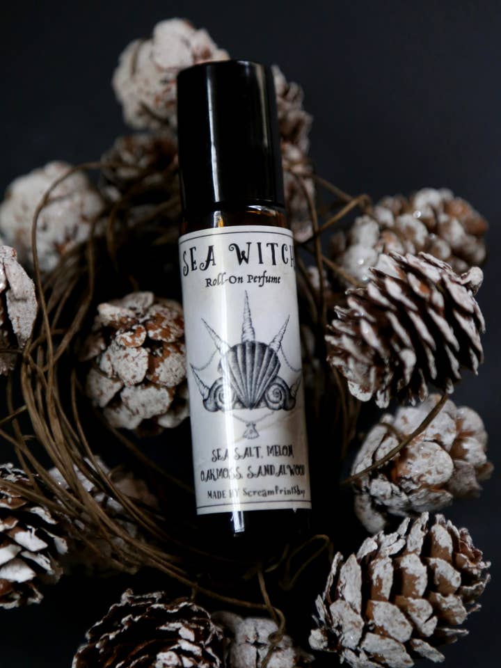 Sea Witch Perfume | Roll On | Ocean Scent | Witchy for wholesale by ScreamPrintShop