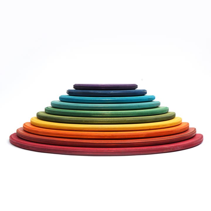 Growing Little Folks - Wholesale Wood toy – Child - Rainbow Semi Circle2