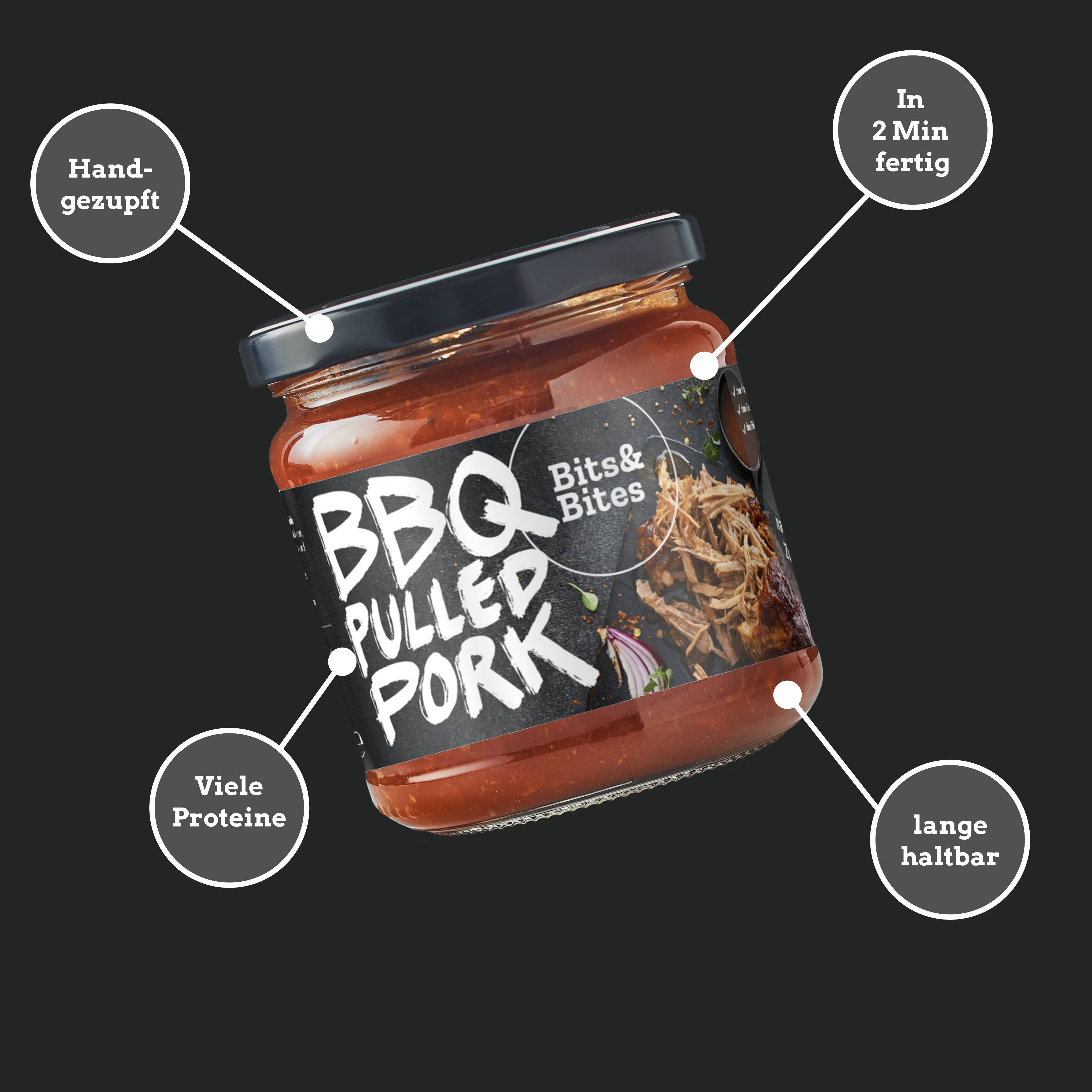 Bits & Bites GmbH & Co. KG - Vendita all'ingrosso Salsa barbecue - BBQ pulled pork (400 g)