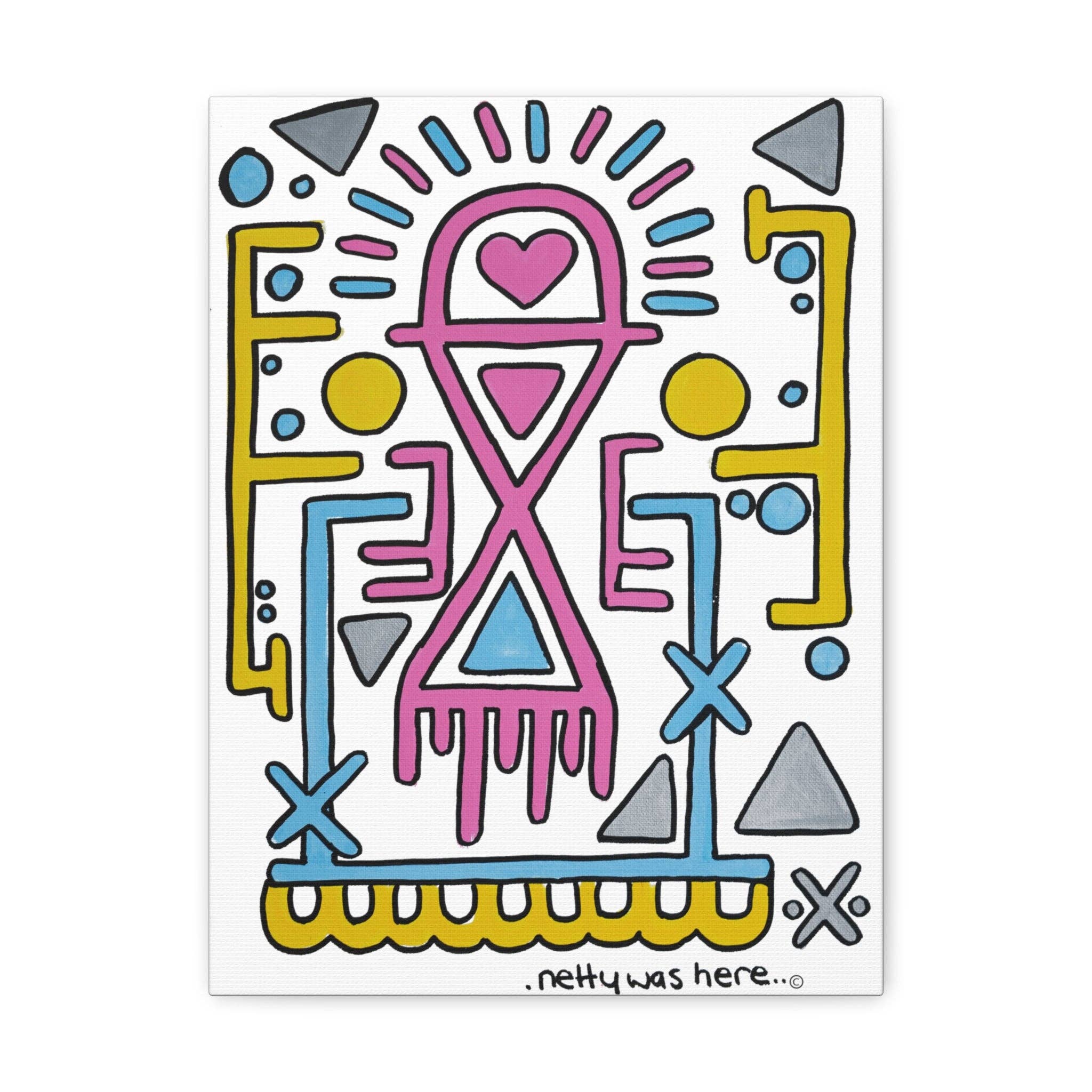 Netty Was Here - Wholesale Art print - Canvas Gallery Wraps0