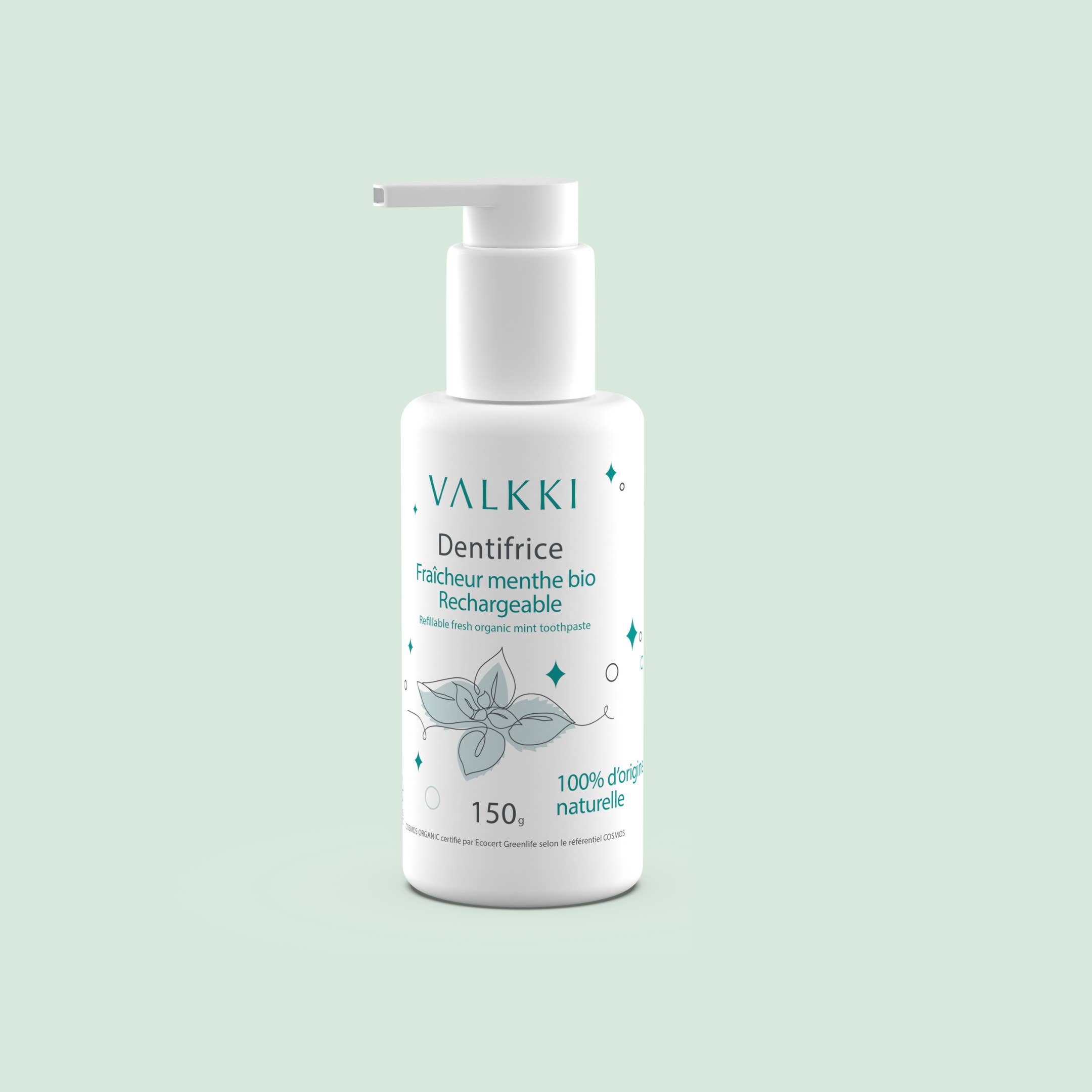 Valkki - Wholesale Toothpaste - Valkki organic mint freshness toothpaste