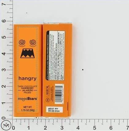 Astor Chocolate Corp. - Wholesale Chocolate Bar - Moodibars HANGRY Dark Chocolate Jalapeño Raspberry Jelly bar3