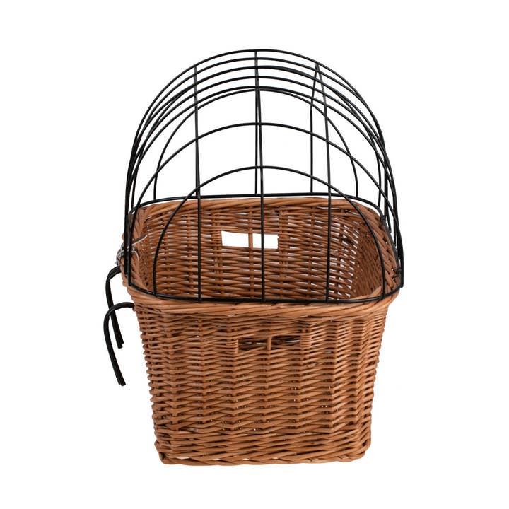 Cesto de bicicleta em vime para animal de estimação, produto em vime natural por atacado de The Wicker Stories
