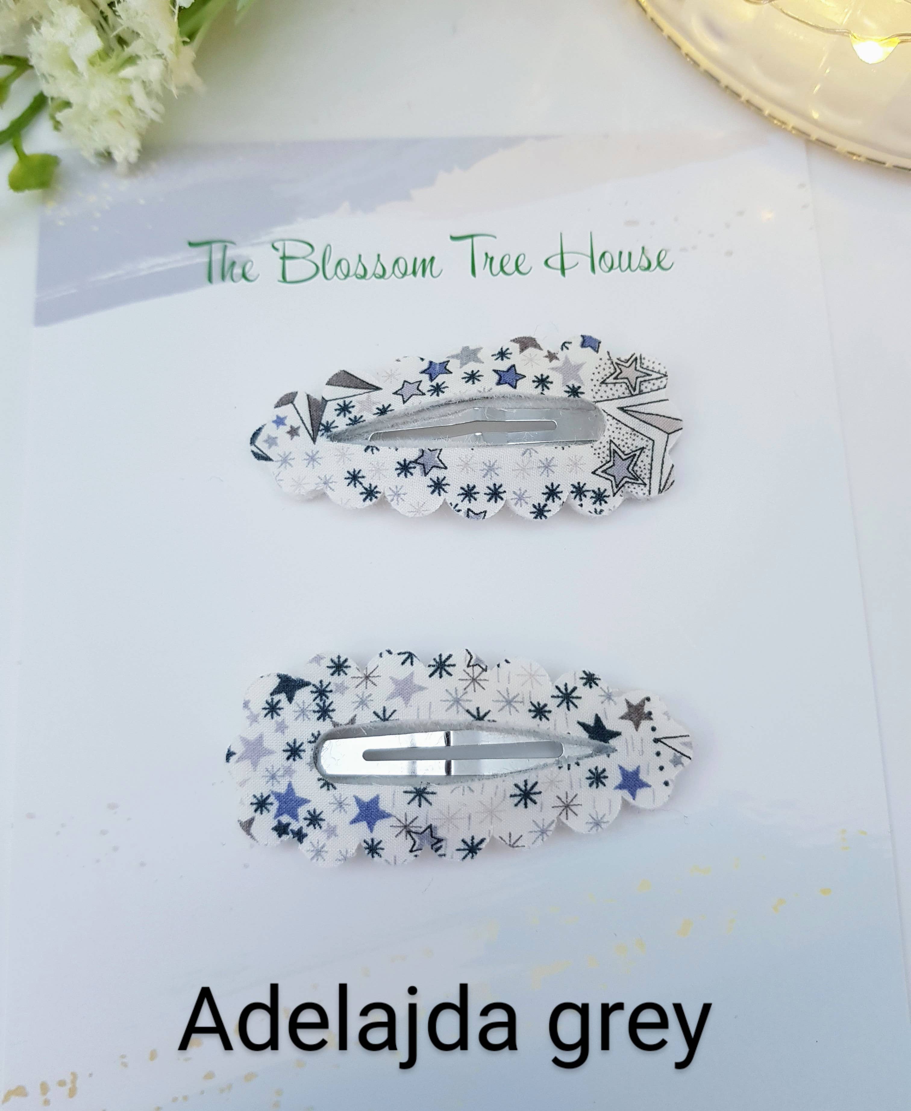 The Blossom Tree House – wholesale Hair clip – Child – Liberty of London fabric hair clips6