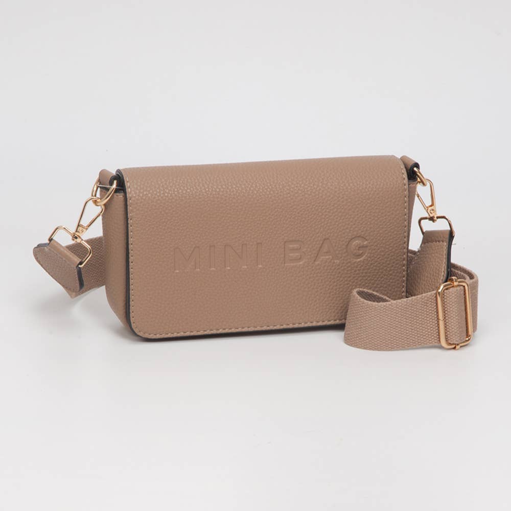 Sensibling Corp. - Wholesale Crossbody Bag - Women's - Faux Leather MINI BAG Message Structured Crossbody Bag7