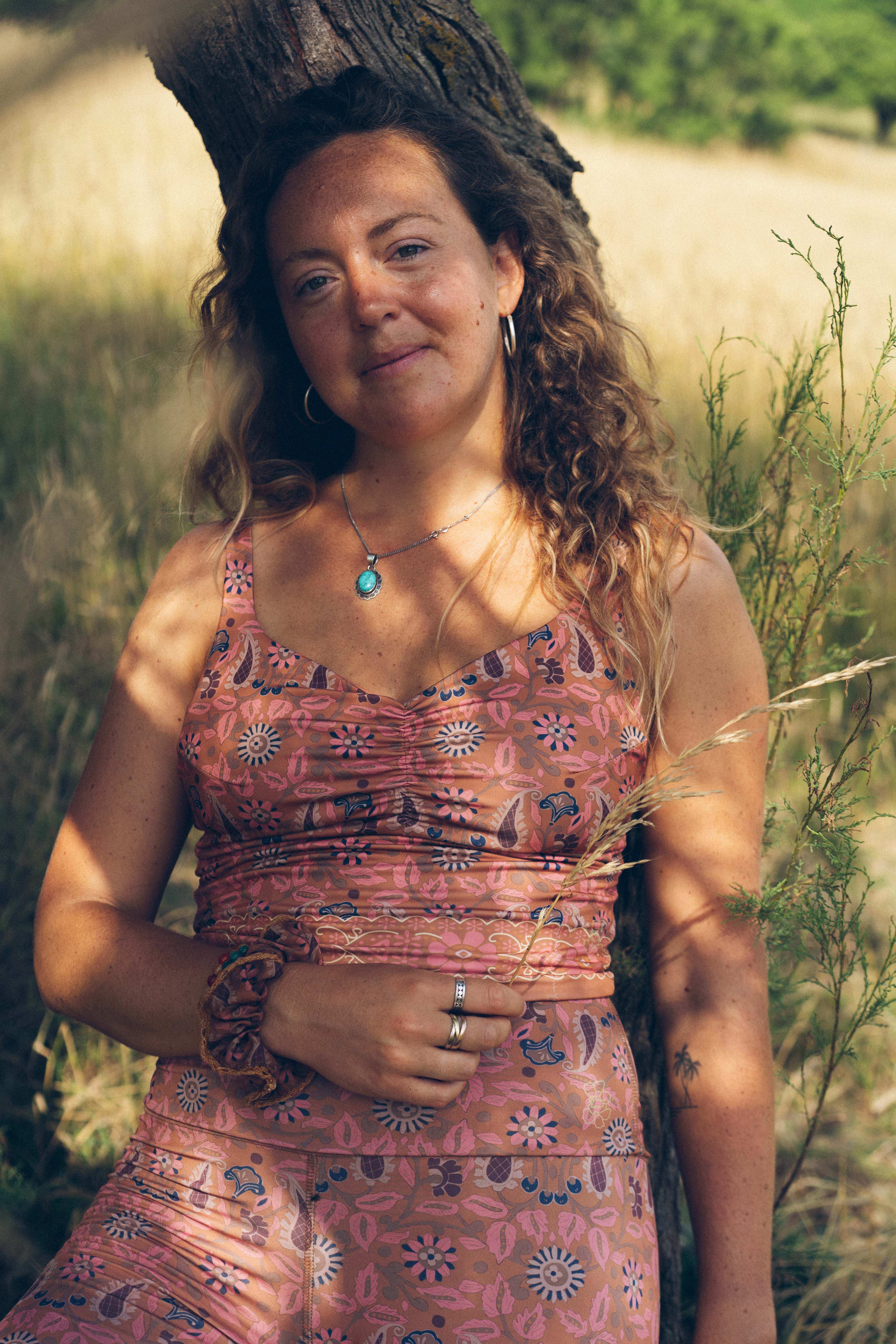 Alma lua - Vendita all'ingrosso Reggiseno sportivo - Donna - Reggiseno lungo Honeysuckle reversibile senza coppe rimovibili3