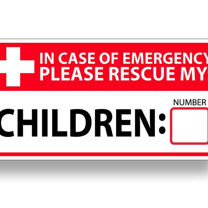 Noodsticker voor kinderen voor wholesale door Real Sticky