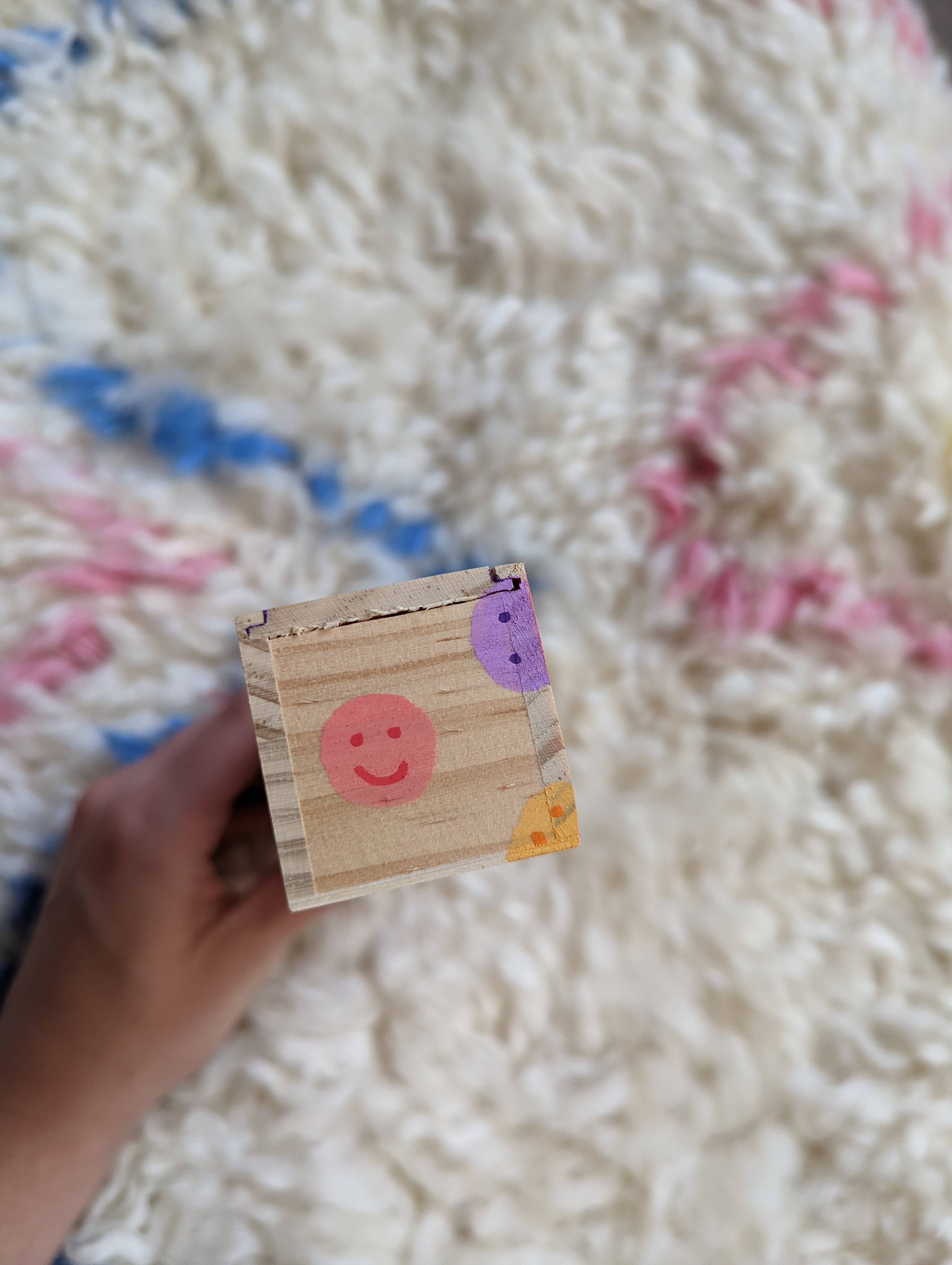 Foreignspell - Wholesale Decorative Box - Smiley Faces | Hand-Painted, One-of-a-Kind Wooden Box4