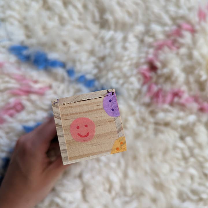 Foreignspell - Wholesale Decorative Box - Smiley Faces | Hand-Painted, One-of-a-Kind Wooden Box4
