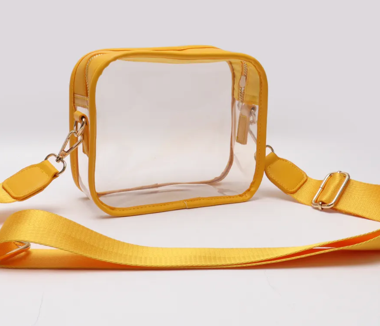 The Loki Shop – Engroshandel Crossbodytaske - Dame – Klar Crossbody pung stadion taske med justerbar rem2