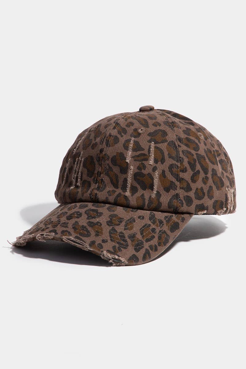 Collections by Fame Accessories - Wholesale Baseball Cap - Women's - Leopard Print Baseball Cap3