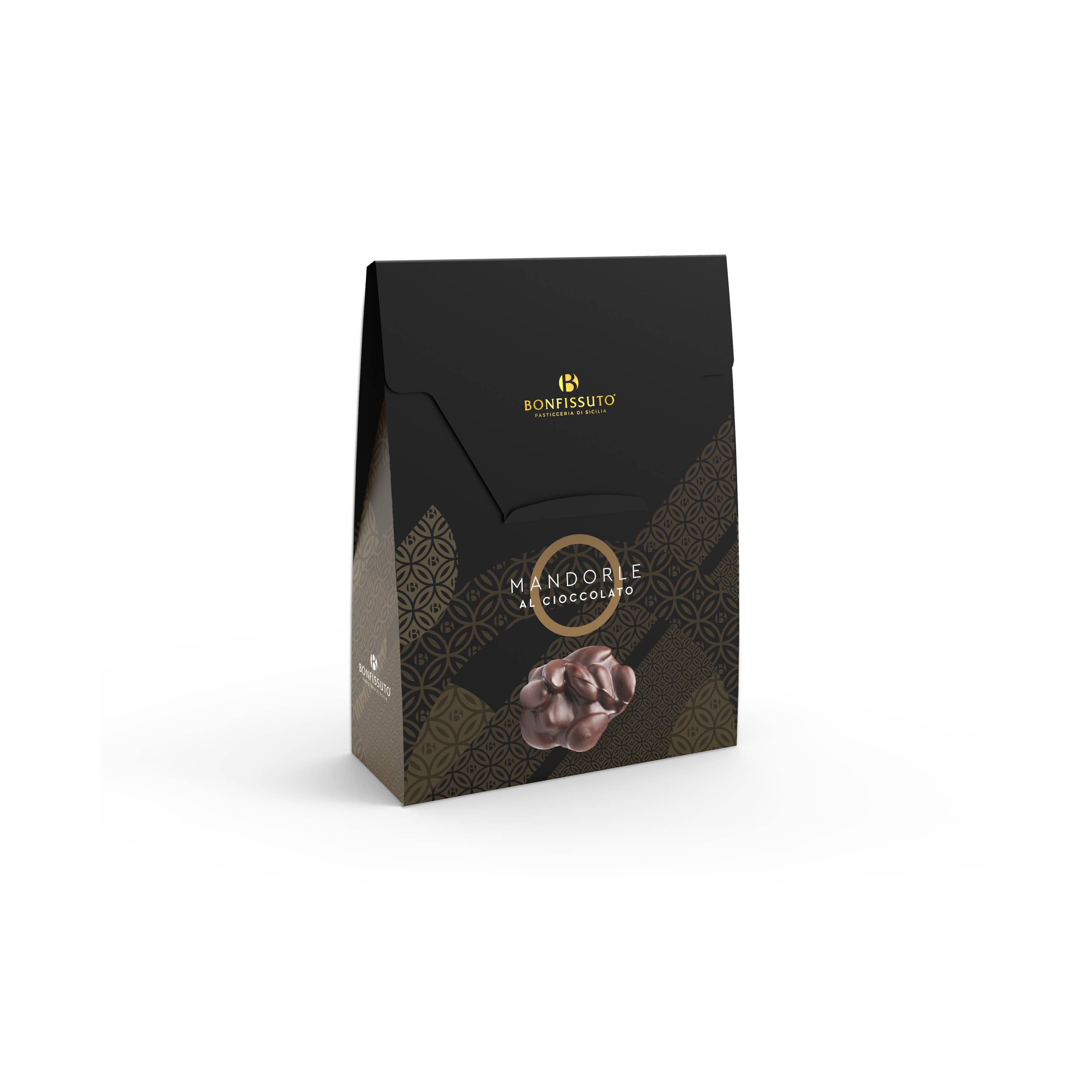 Bonfissuto - Wholesale Chocolate Covered Sweets - Dark chocolate-covered roasted almonds.