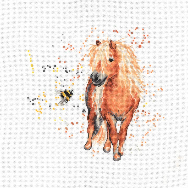 Creative World of Crafts - Wholesale Embroidery/Cross Stitch Supplies - Bree Merryn - Beau and Bumble Cross Stitch Kit