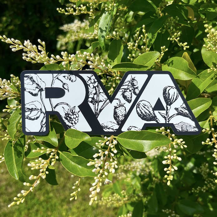 Knapping Press - Wholesale Magnet - RVA Botanicals Magnet | Car Decal & Refrigerator Magnet