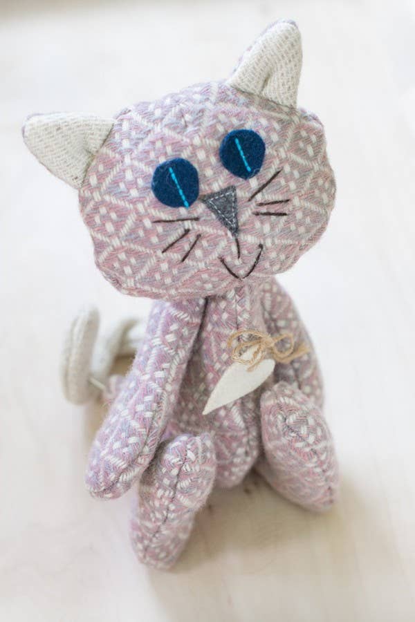 Chicoração – Objeto de mesa decorativo por atacado – Gato artesanal em lã - várias cores1