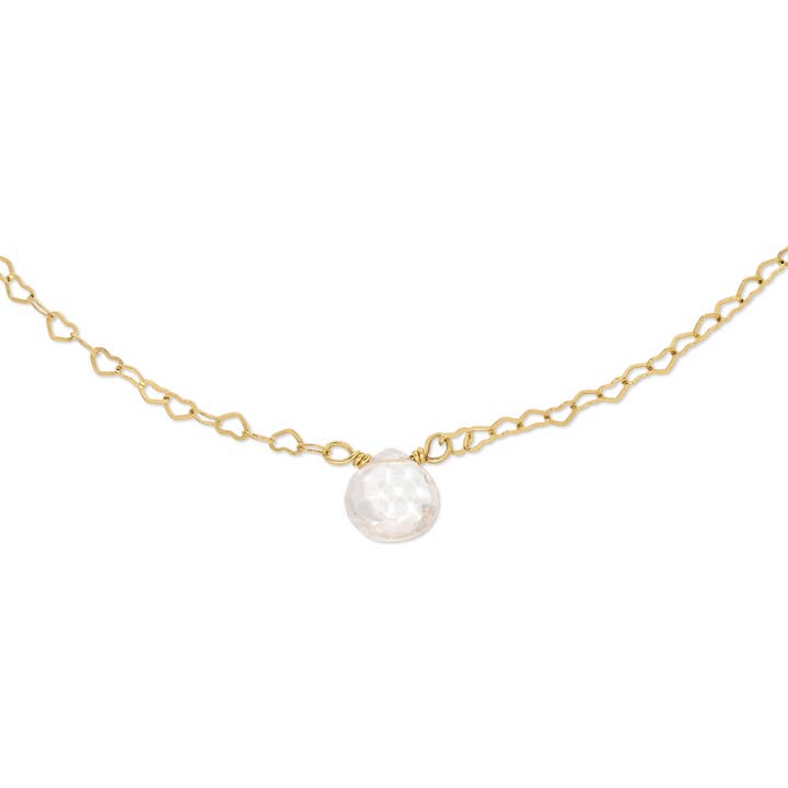 Colar de pedras preciosas minúsculas Living for Love por atacado de Heather Hawkins