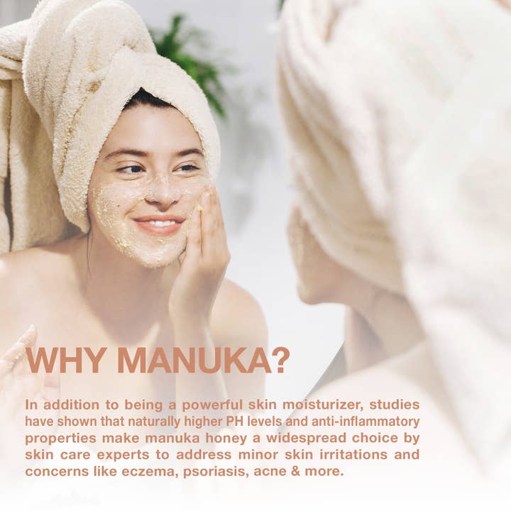 Super Natural Goods - Vente Crème/lotion pour le corps - Crème hydratante au miel de Manuka pour l'eczéma, l'acné et plus encore 16 oz
