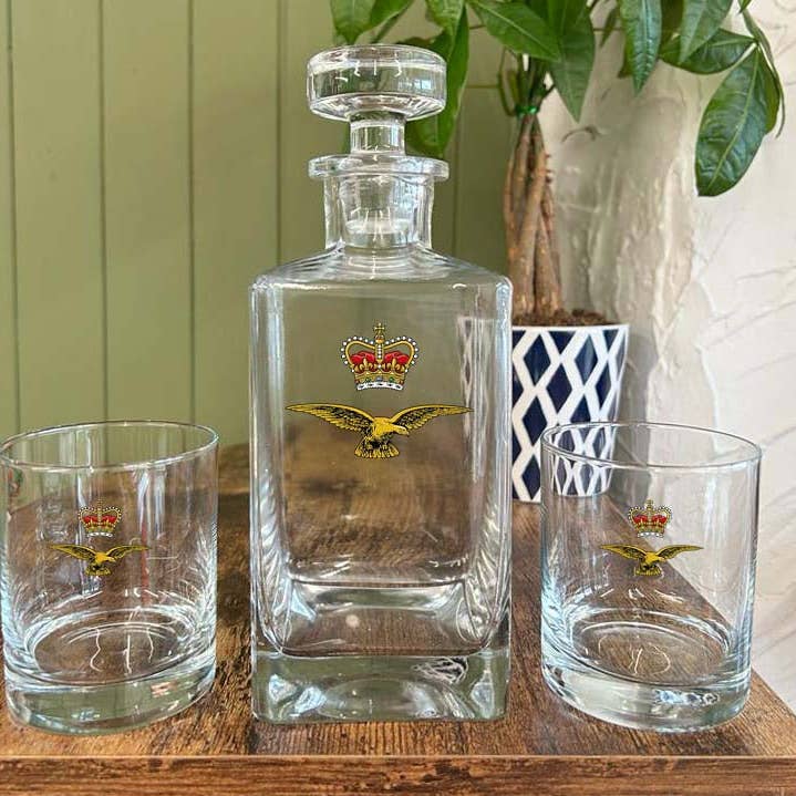 RAF Eagle & Crown - Decanter for wholesale by Thecraftyblackdog