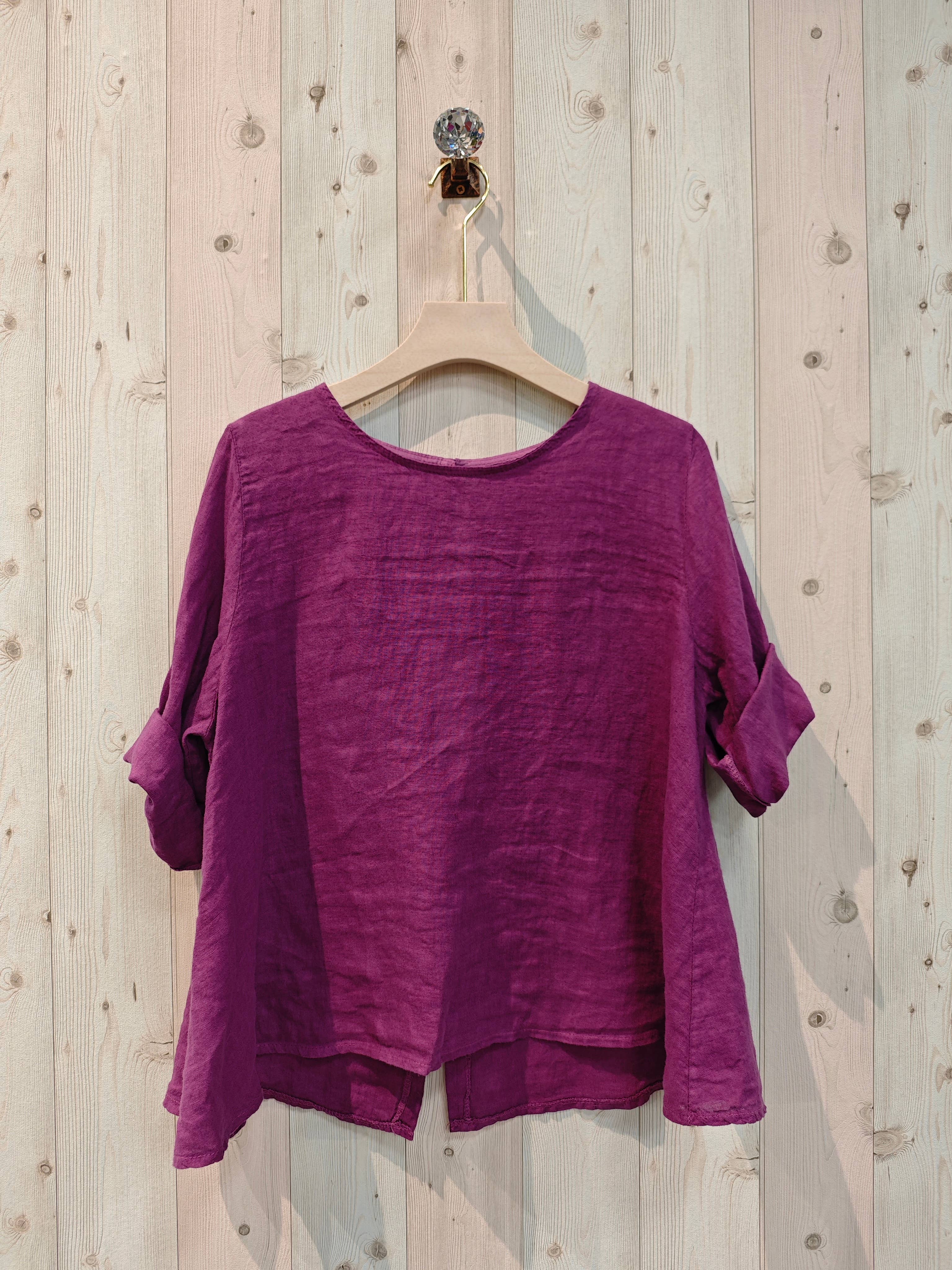 Linen & More - Vendita all'ingrosso Camicetta - Donna - REF 59100 BLUSA A MANICA LUNGA 100% LINO16