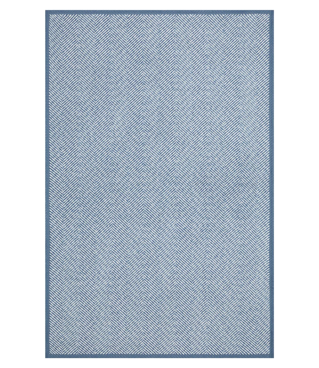 ChappyWrap – wholesale Prydnadsfilt – Harborview Herringbone blåklint filt1