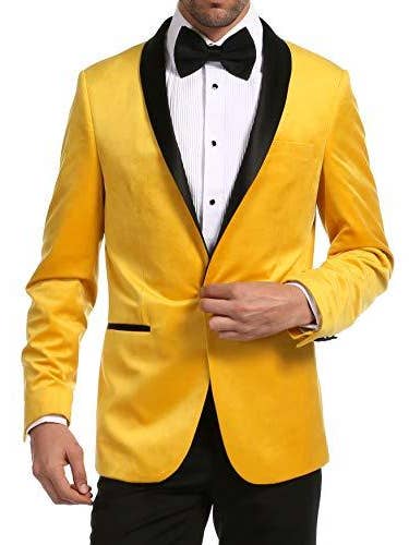 Ferrecci - Wholesale Blazer - Men's - Ferrecci - Enzo Men's Velvet Slim Fit Shawl Tuxedo Blazer10