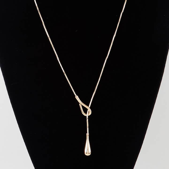 Ultra Teardrop Toggle Necklace for wholesale by 3AM BY H&D ACCESSORIES