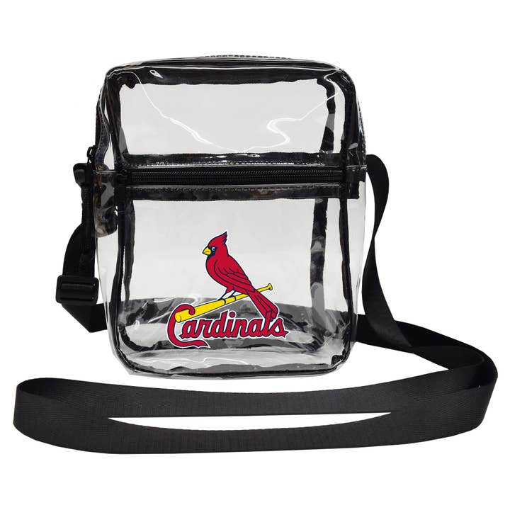 Little Earth Productions - Wholesale Crossbody Bag - Women's - MLB St. Louis Cardinals Clear Sideline Purse