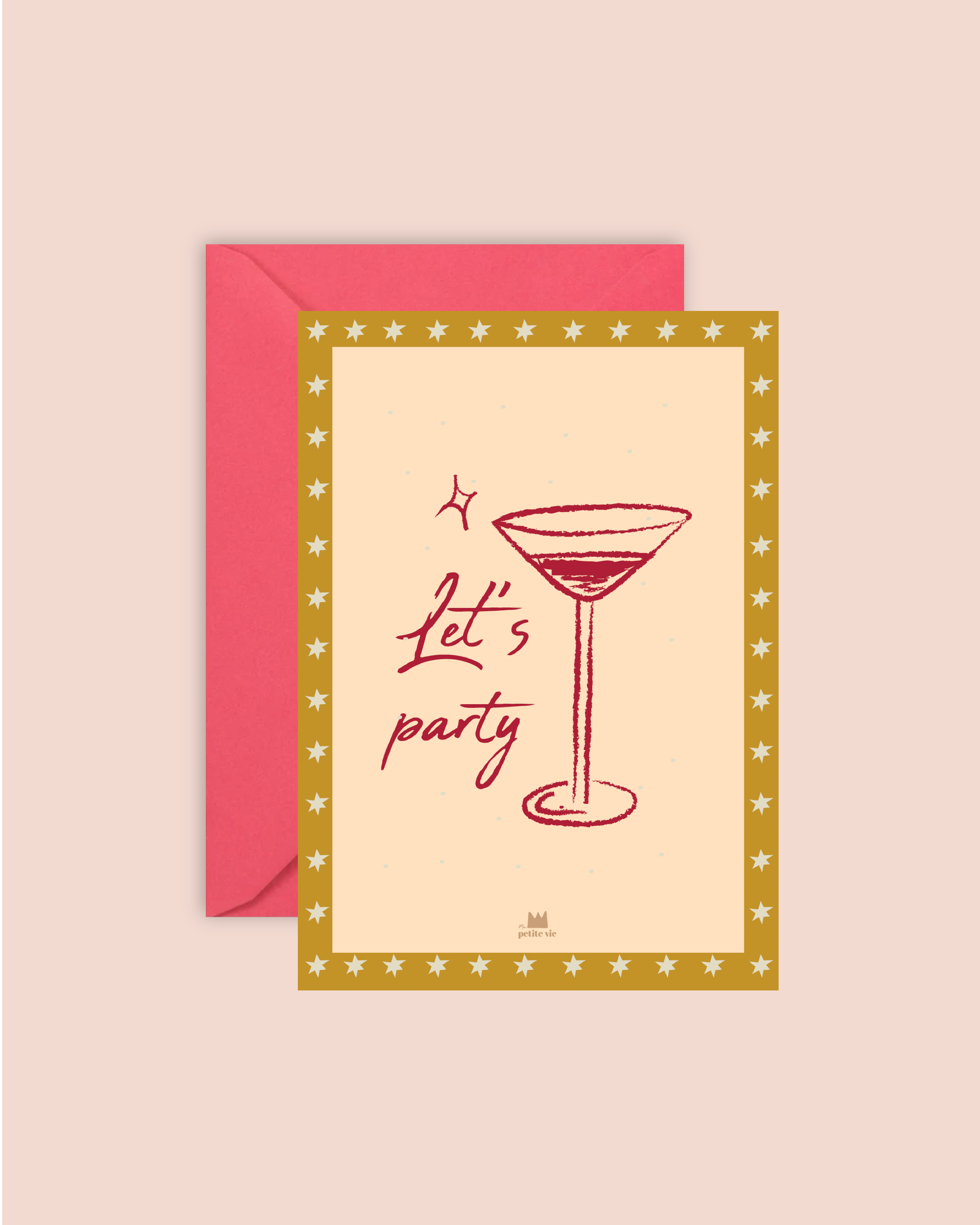 Ma Petite Vie - Wholesale Birthday Card - "Birthday" card - Let's Party (with envelope)0