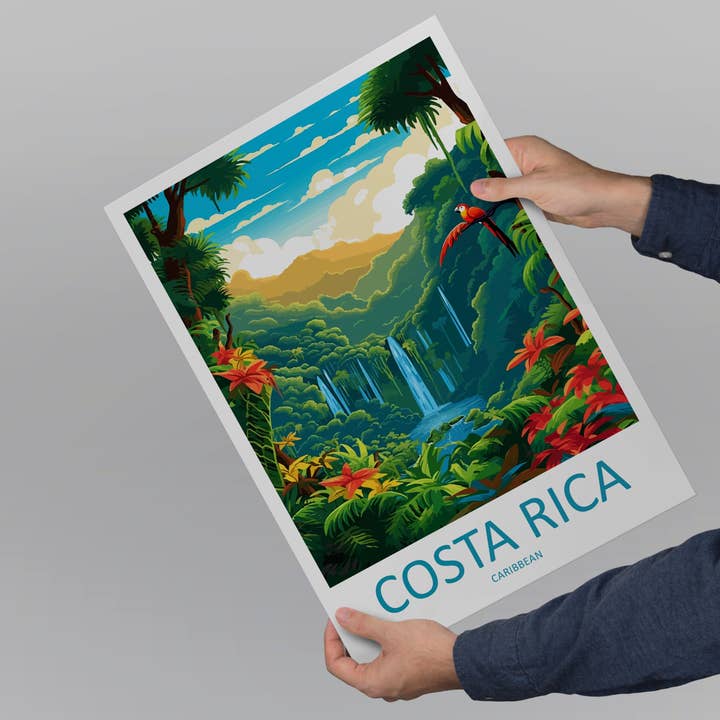 TravelzonaArt – wholesale Poster – Costa Rica Pacific Ocean Travel Poster4