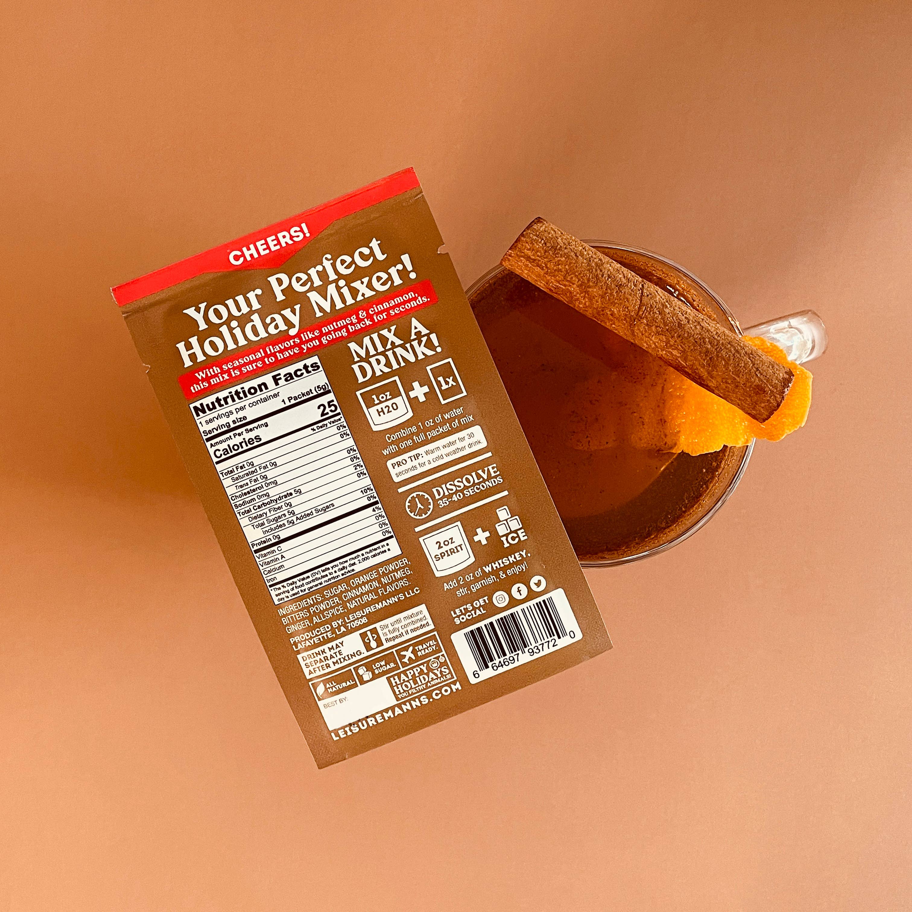 Leisuremann's Cocktail Mixes - Wholesale Cocktail Mix/Syrup - Turkey Gravy Single Serve Cocktail Mixer2