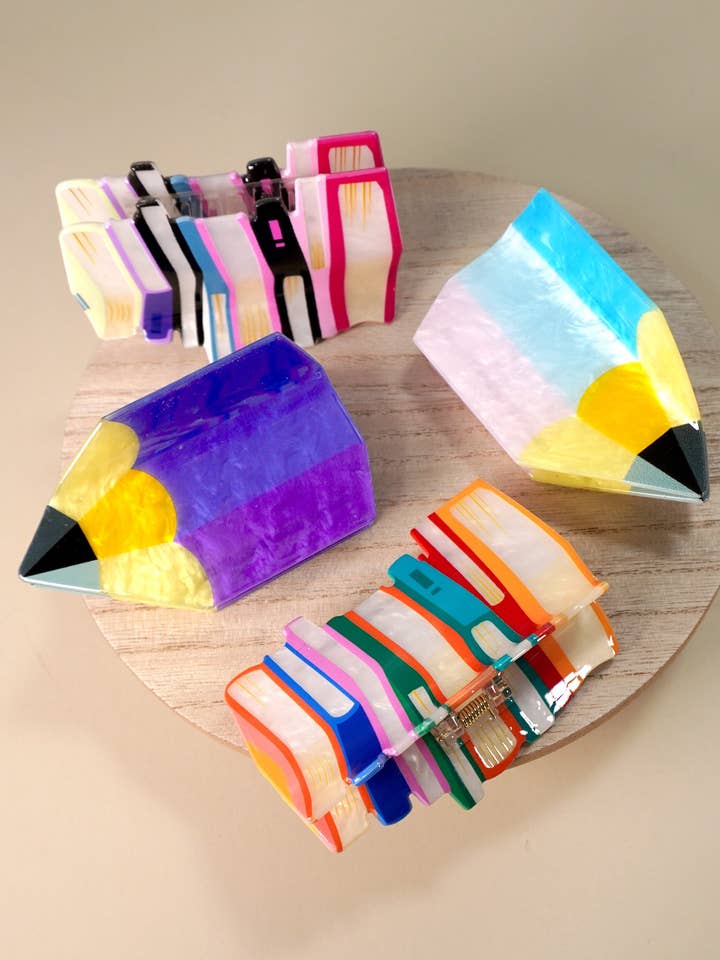 Book Stack skole hårklemmer | 40H857 for engroshandel hos JOSSLYN by wall to wall