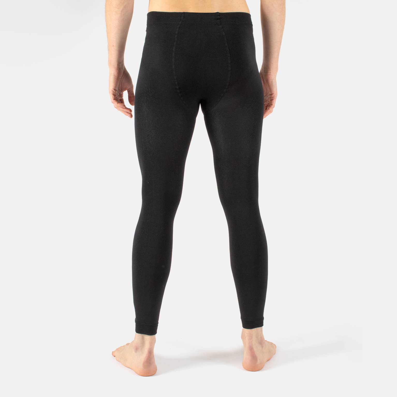 Black Men Thermal  Leggings with Fleece , 300 den for wholesale on Faire3