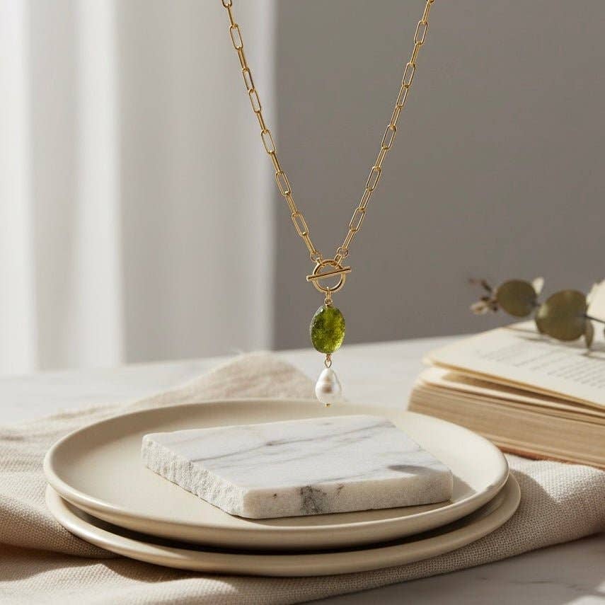 OE! – wholesale Hänge-/berlockhalsband – PERIDOT NÅD2