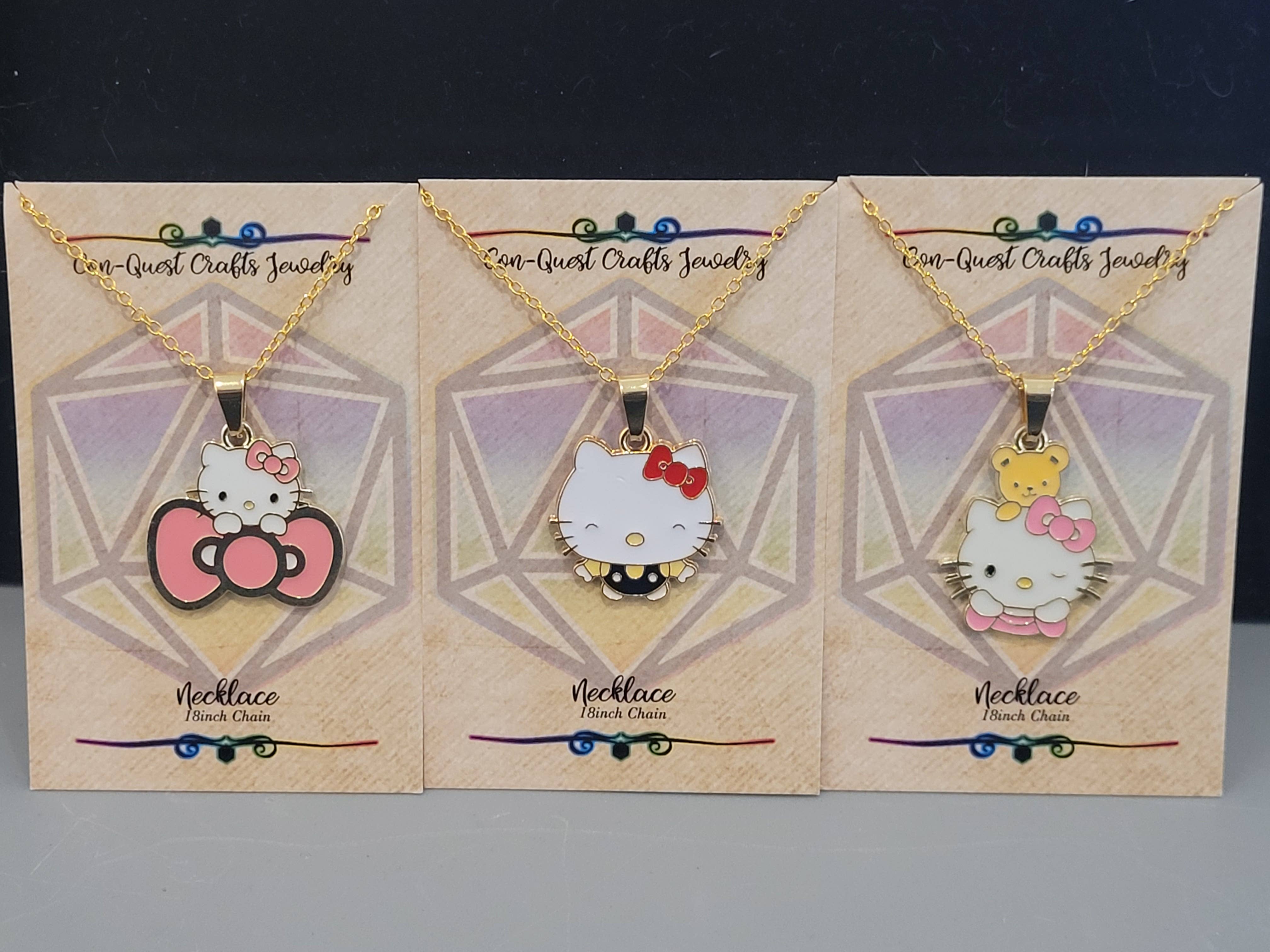 Con-Quest Crafts – Engroshandel Hængeøreringe og creoløreringe – Søde øreringe inspireret af Hello Kitty & Friends13