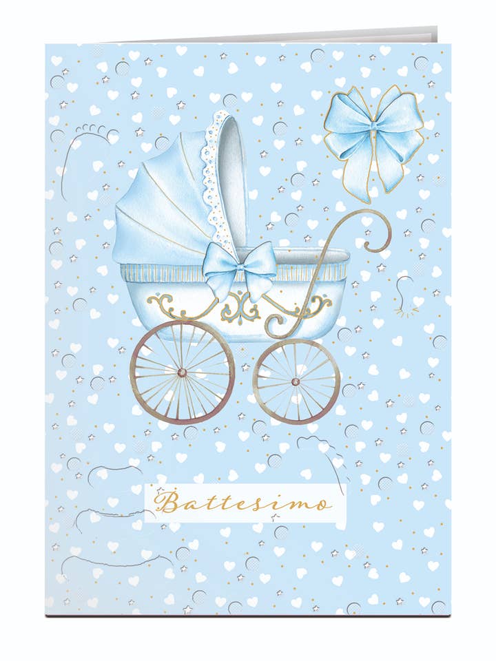 Biglietto Battesimo per la vendita all'ingrosso da parte di ORIGAMI EDITORE SRL