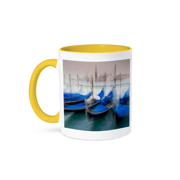 3dRose - Wholesale Coffee Mug - 3dRose, Italy, Venice. Abstract of gondolas at St. Marks Square., Mug