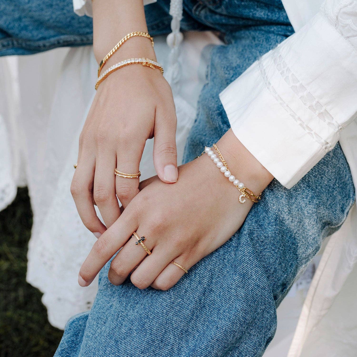 eve‘s JEWEL - Wholesale Band/Stacked Ring - Pinky Croco Ring1