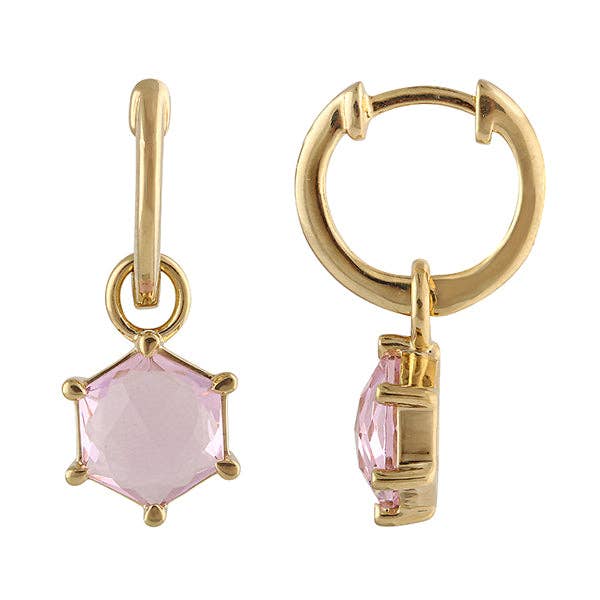 Boucle d'oreille Huggie en pierres précieuses pour la vente par Chouette Designs