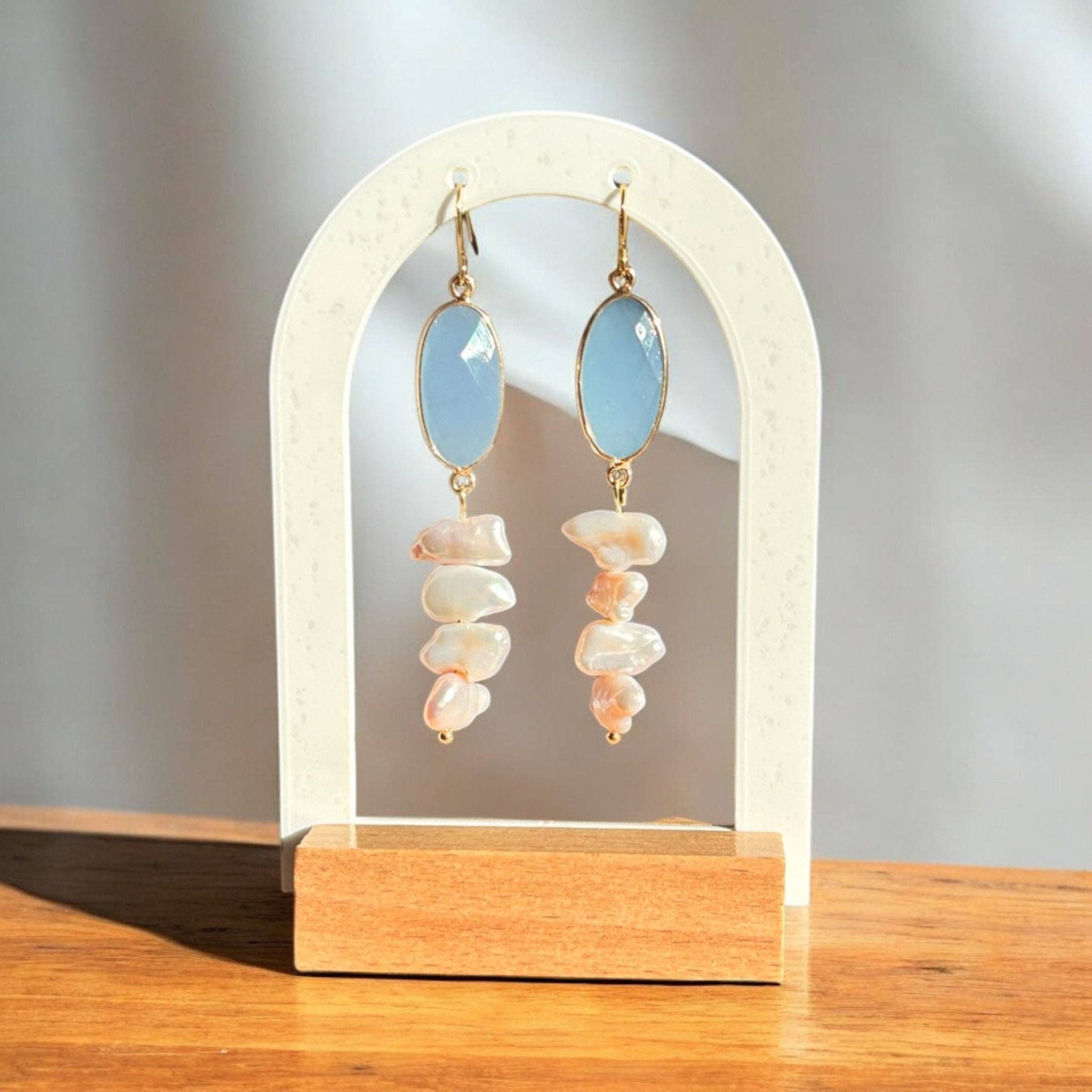 DUESTELLE ITALIA - Wholesale Dangle Earrings - Nyra - Handmade Earrings with Baroque Pearls4