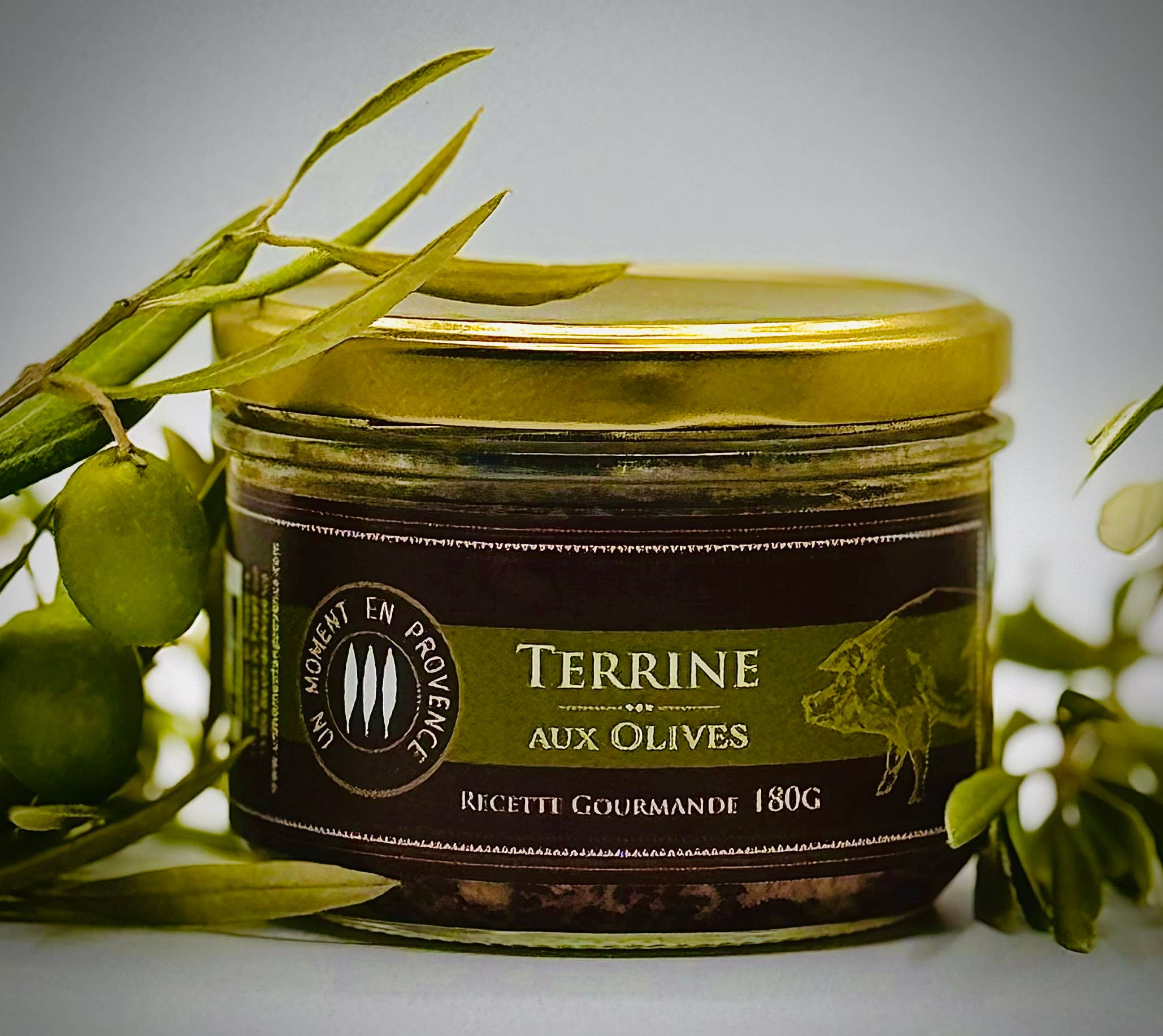 UN MOMENT EN PROVENCE - Wholesale Tapenade - Olijventerrine in 180 g1