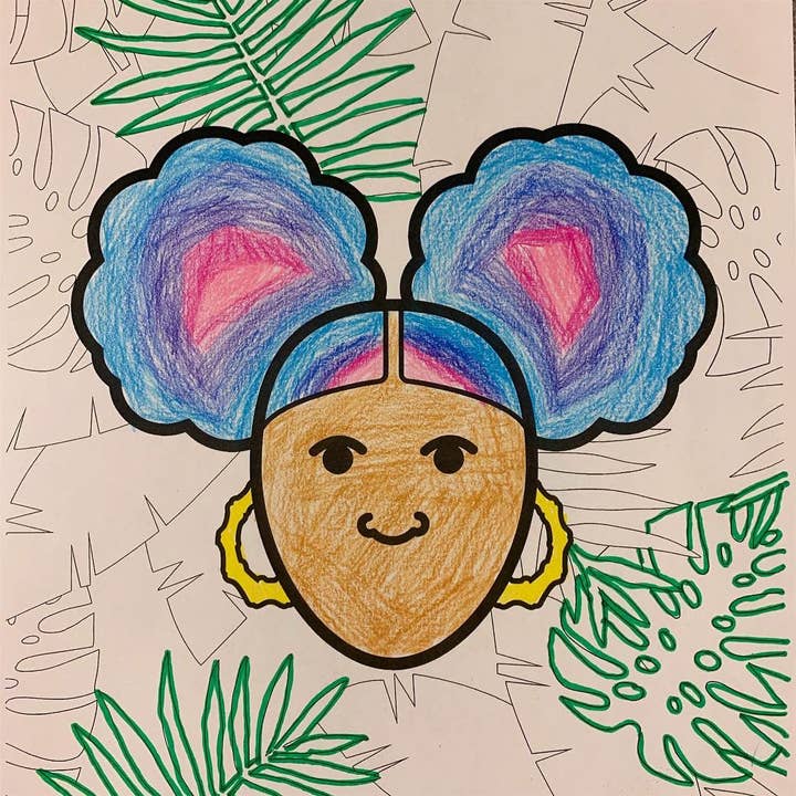 Zuri & Dre - Wholesale Coloring & Activity Book - Adult - Black Queens1