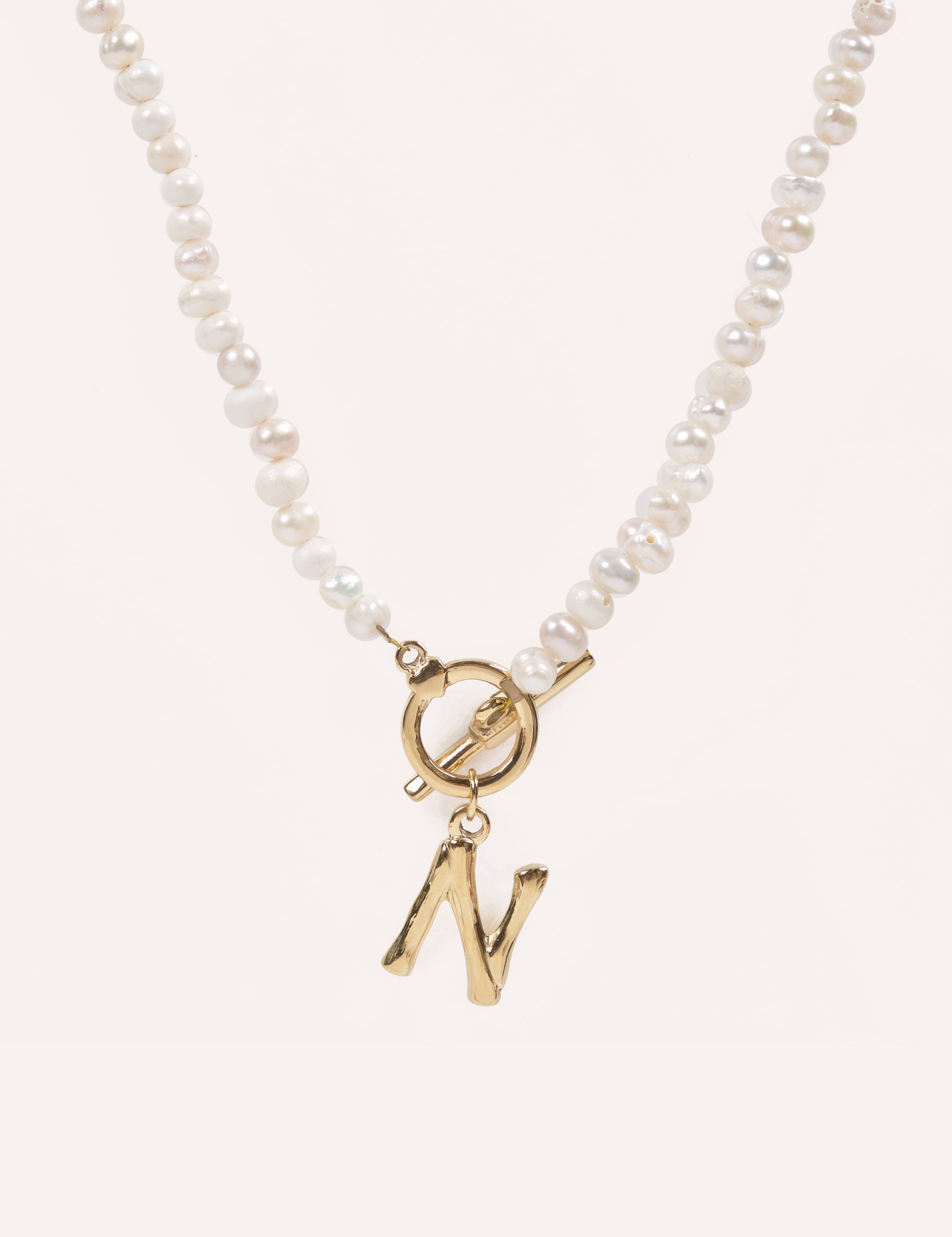 CUCOCUCA - Wholesale Choker/Collar - Handgemaakte parel choker met etnische letter22