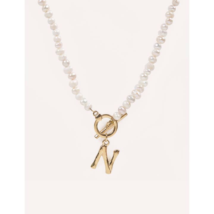 CUCOCUCA - Wholesale Choker/Collar - Handgemaakte parel choker met etnische letter22