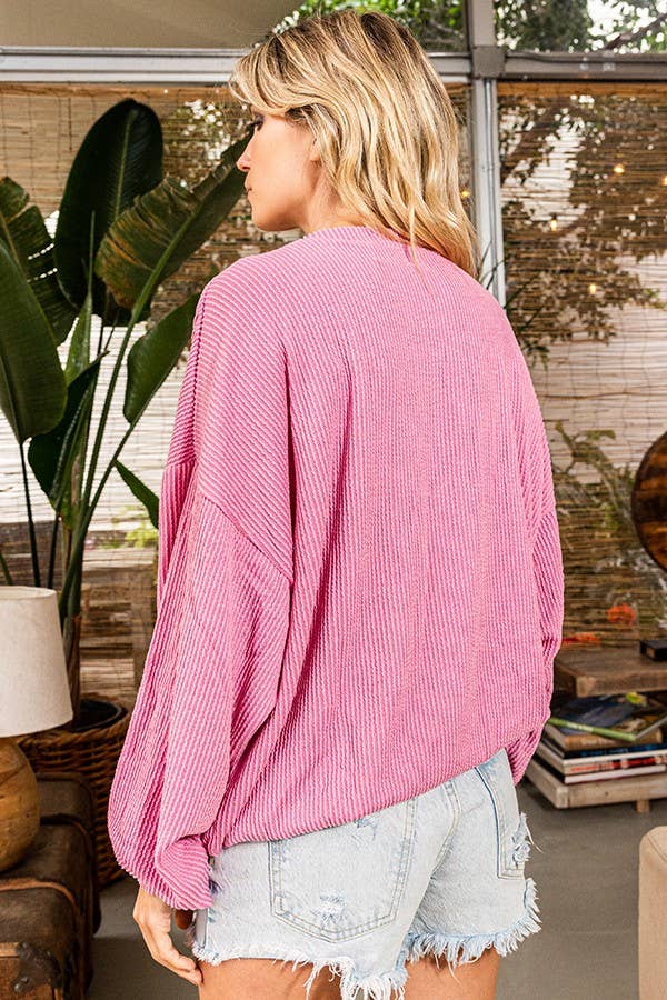 BUCKETLIST INC - Wholesale Graphic Sweatshirt - Women's - T1770C  Georgia Comfy Oversize Graphic Sweatshirt, Gameday35