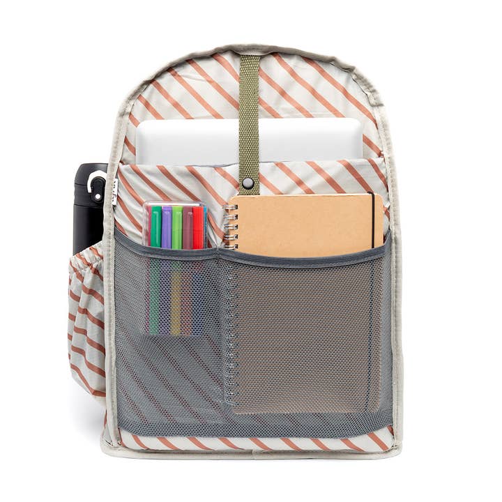LEFRIK EU - Wholesale Backpack - Women's - Capsule Stripes Olive Backpack