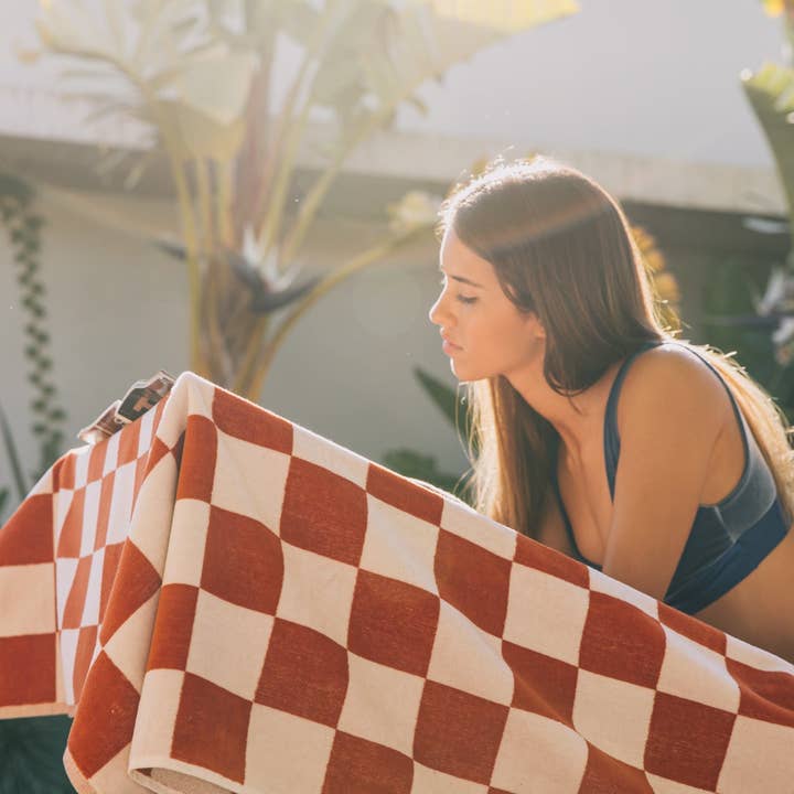 Torres Novas - Wholesale Beach Towel - Chequered Gibalta Beach Towel26